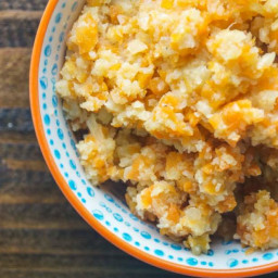 Cauliflower and Carrot Rice with Browned Butter