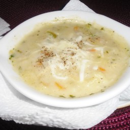 Cauliflower and Chicken Soup