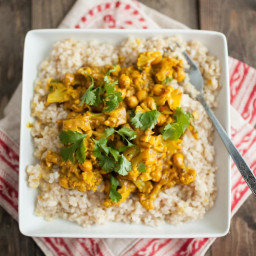 Cauliflower and Chickpea Curry