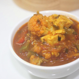 Cauliflower and Paneer Curry Recipe