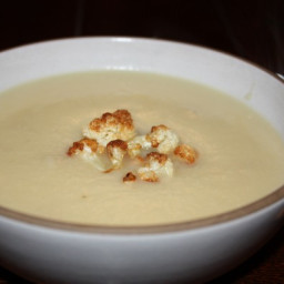 Cauliflower and Roasted Garlic Soup