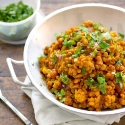 Cauliflower and Yellow Lentil Curry