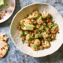 Cauliflower Chaat for One