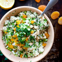 Cauliflower Couscous Salad with Apricots and Cashews