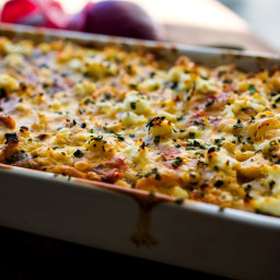 Cauliflower Gratin With Goat Cheese Topping