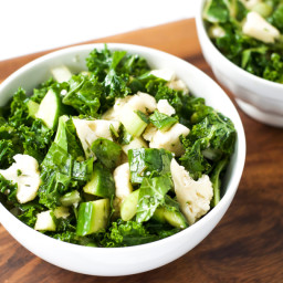 Cauliflower Kale Detox Salad {Vegan}