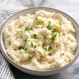 Cauliflower Mashed “Potatoes” with Brown Butter