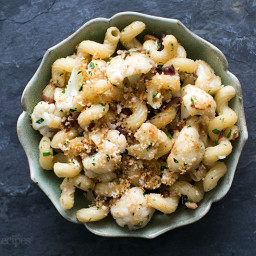 Cauliflower Pasta with Bacon and Parmesan