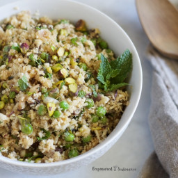 Cauliflower Pilaf with Mint and Peas