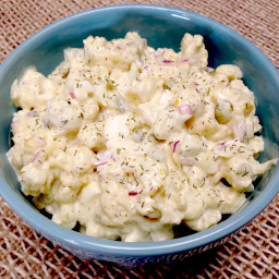 Cauliflower Potato Salad - Keto and Low Carb
