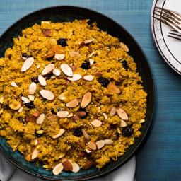 Cauliflower "Couscous" With Dried Fruit and Almonds