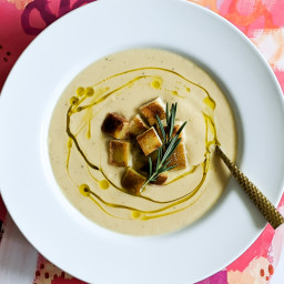 Cauliflower Soup with Rosemary Olive Oil • anatomy of a pineapple