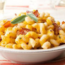 Cavatappi with Butternut Squash and Bacon