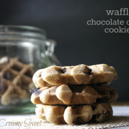 CCC Monday: Waffle Chocolate Chunk Cookies