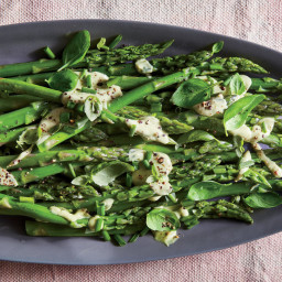 Celebrate Spring With Asparagus and Avocado-Herb Dressing