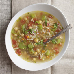 Celery and Parmesan Minestrone