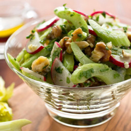 Celery and Radish Salad With Gorgonzola