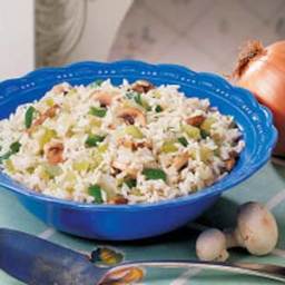 Celery Mushroom Rice Medley Recipe