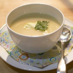 Celery Root and Ginger Gold Apple Soup