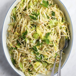 Celery Root, Apple and Fennel Slaw
