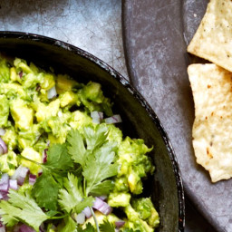 Celery-Spiked Guacamole with Chiles