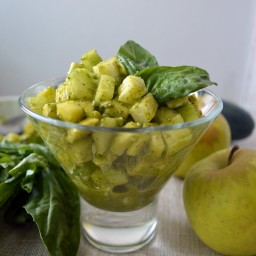 “Ceviche” verde o ensalada de manzana