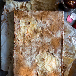 Chai Spiced Apple Sheet Cake