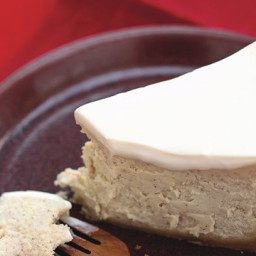 Chai-Spiced Cheesecake with Ginger Crust