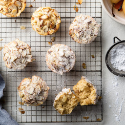 Champagne-Poached Pear Muffins