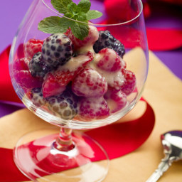 Champagne Sabayon with Berries