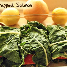 Chard Wrapped Salmon Recipe (Easy & Healthy Meal!)