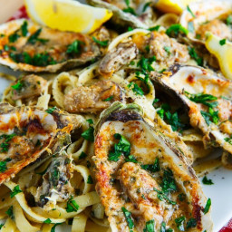 Chargrilled Oyster Pasta