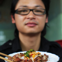 Char Grilled Pork Neck with Vermicelli Noodles: Bun Thit Nuong