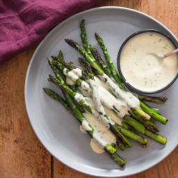 Charred Asparagus With Miso Béarnaise Sauce Recipe