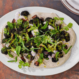 Charred Broccoli Salad With Figs