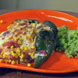 Charred Chili Relleno with Green Rice