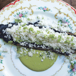 Charred Romaine with Tomatillo Dressing