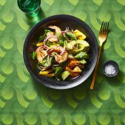 Charred Shrimp and Avocado Salad