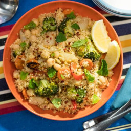 Cheat Sheet Roasted Vegetable Couscous