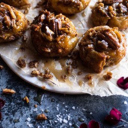 Cheat's Brown Butter and Salted Maple Pecan Sticky Buns.