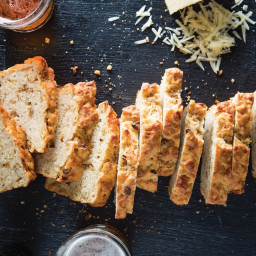 Cheddar And Onion Beer Bread