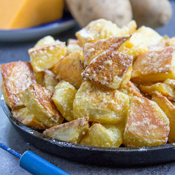 Cheddar and Sour Cream Roasted Potatoes