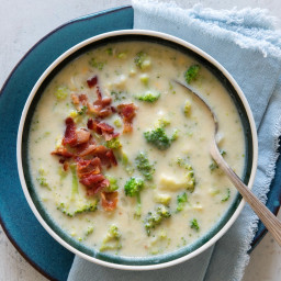 Cheddar, Broccoli, and Potato Soup