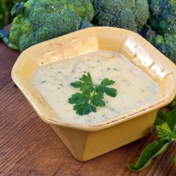 Cheddar Chicken and Broccoli Soup