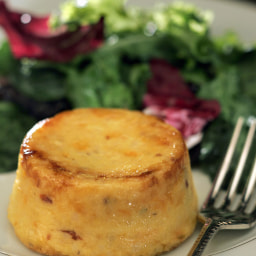 Cheddar-chipotle grits timbales