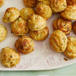 Cheddar-Chive Cheese Puffs