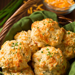 Cheddar-Chive Drop Biscuits