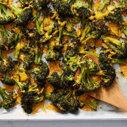 Cheddar-Roasted Broccoli