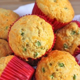Cheddar-Scallion Muffins
