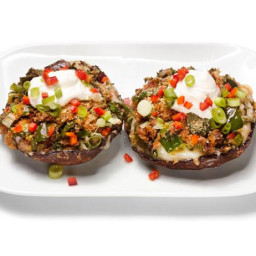 Cheese and Chile-Stuffed Mushrooms